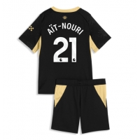 Manchester City Rayan Ait-Nouri #21 Bortatröja Barn 2026-27 Kortärmad (+ Korta byxor)